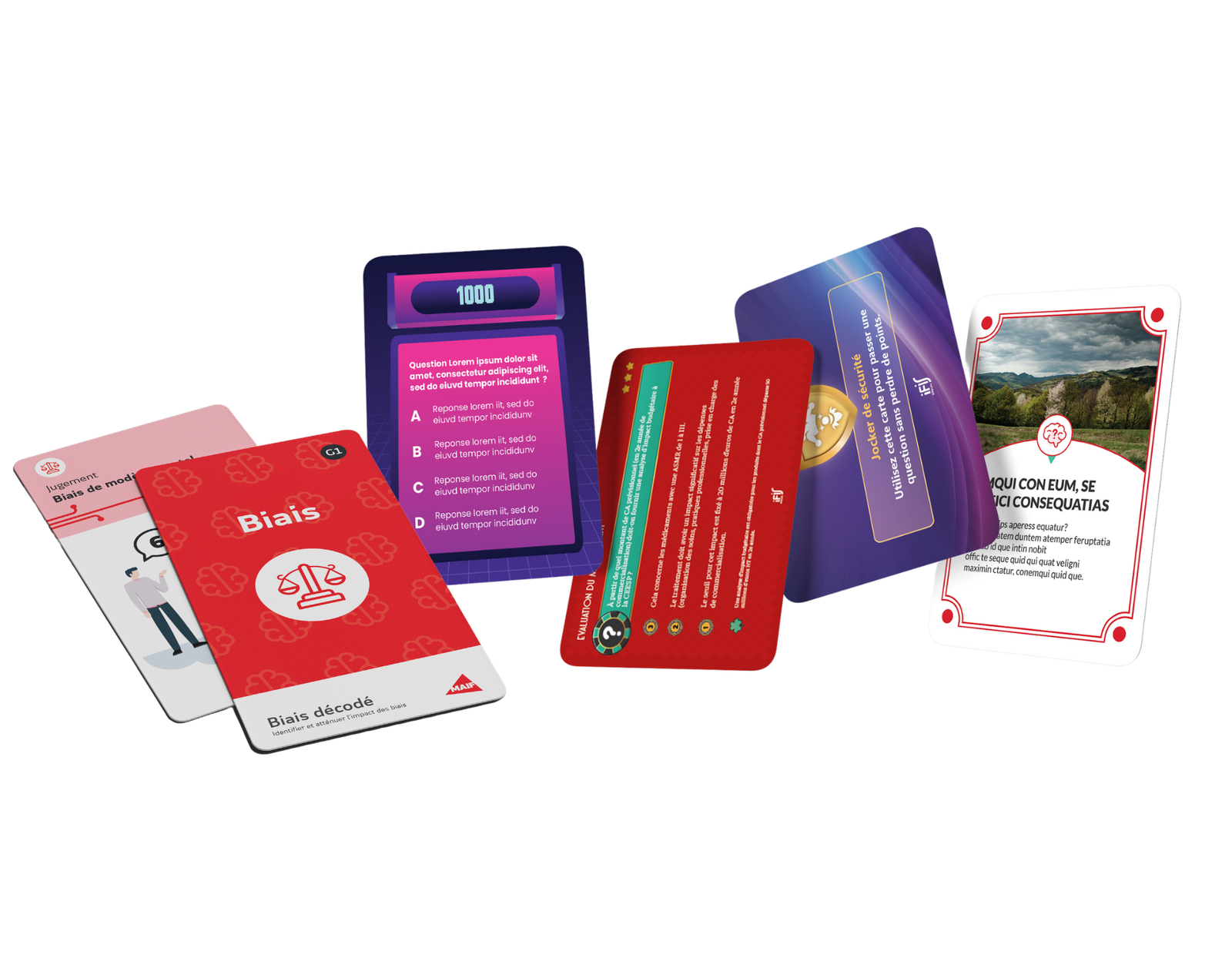 mockup - jeux de cartes