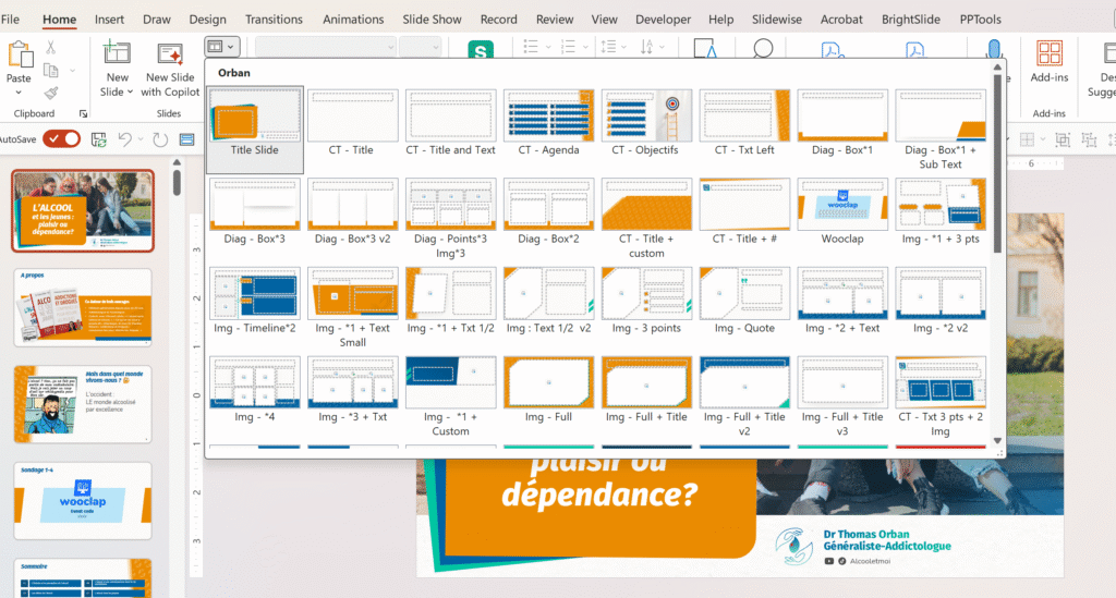 Masque De Diapositives Dr Orban